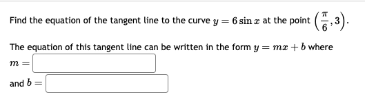 Solved Find the equation of the tangent line to the curve | Chegg.com