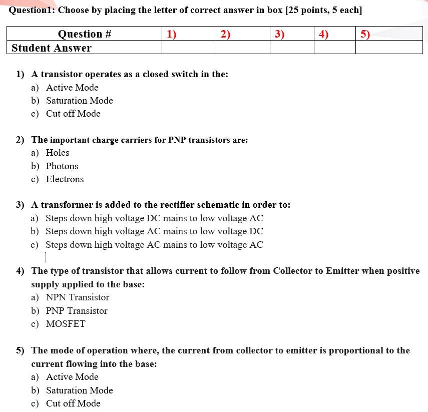 Solved Question 3: Consider an NMOS transistor with | Chegg.com