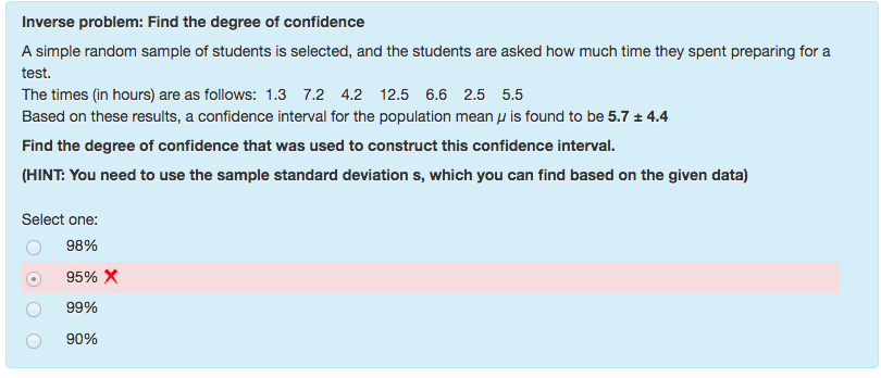 Solved Use the given sample data to construct a confidence | Chegg.com