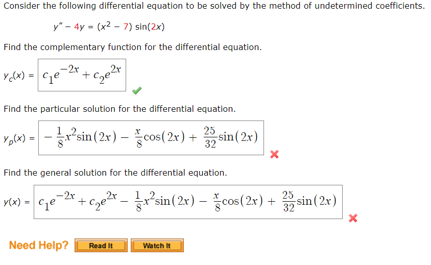 Solved Consider the following differential equation to be | Chegg.com