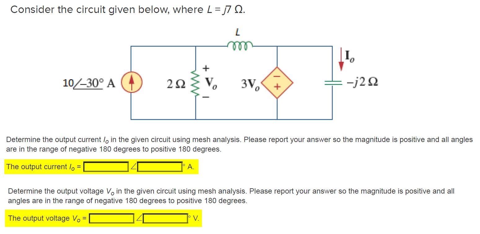 Solved Consider the circuit given below, where L = 17 12. L | Chegg.com