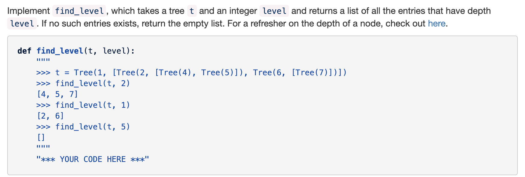 Solved Write a function path that returns the path from the | Chegg.com