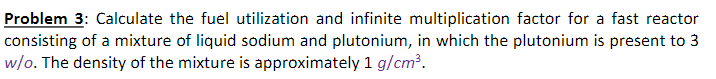 Solved Problem 3: Calculate the fuel utilization and | Chegg.com