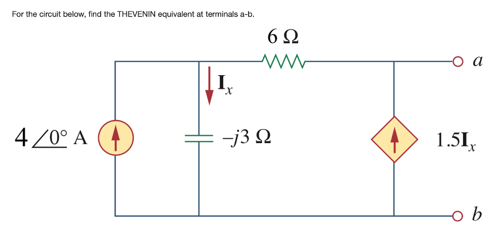 Solved For the circuit below, find the THEVENIN equivalent | Chegg.com