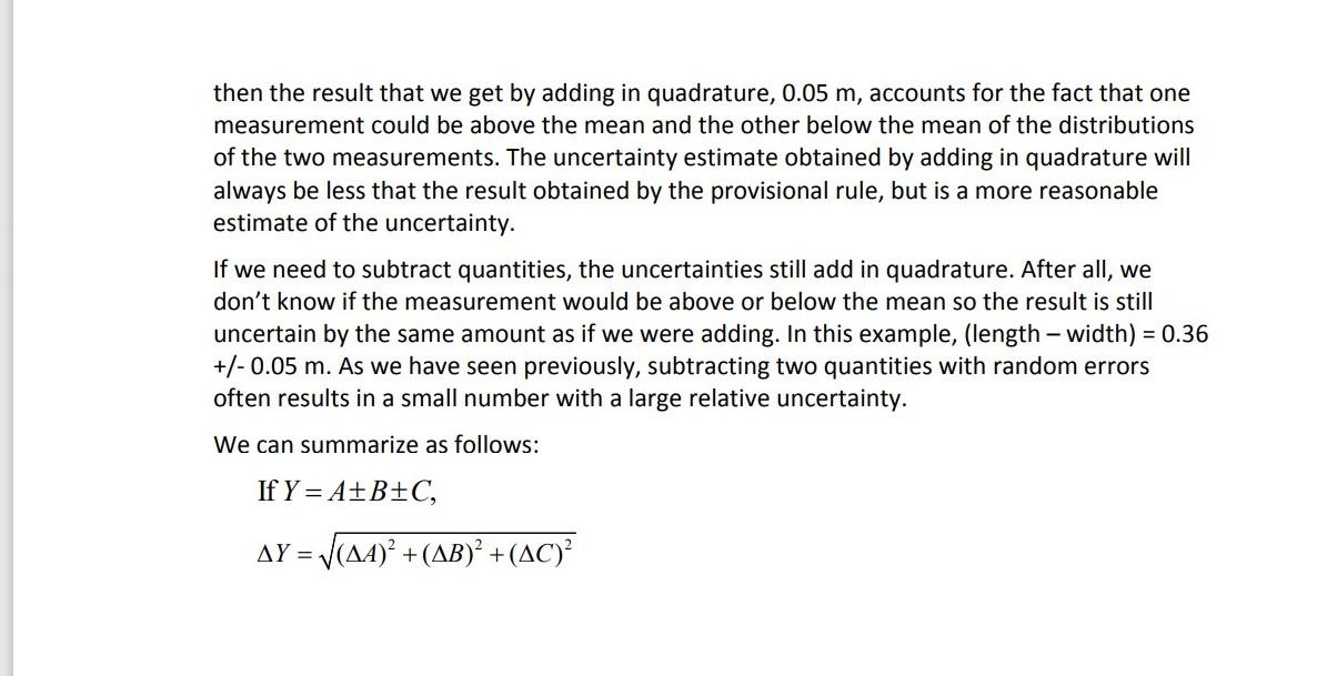 Case 1. Adding and Subtracting Can we just add the | Chegg.com