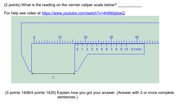 vernier caliper video