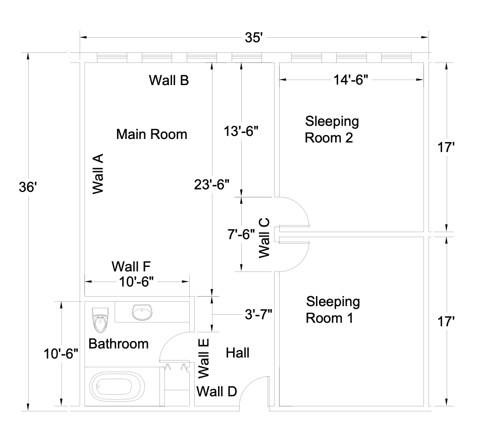 Solved 4. Determine the total length of carpet needed for