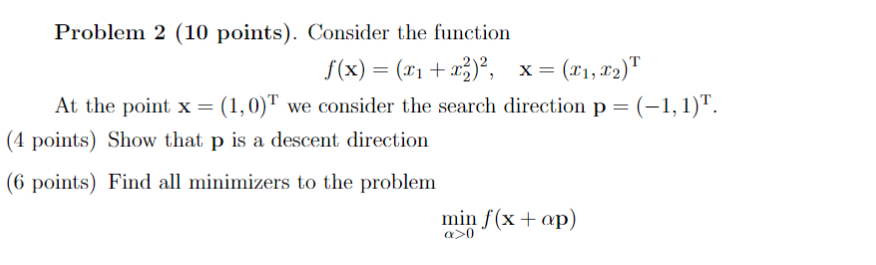 Solved Problem 2 (10 points). Consider the function f(x) = | Chegg.com