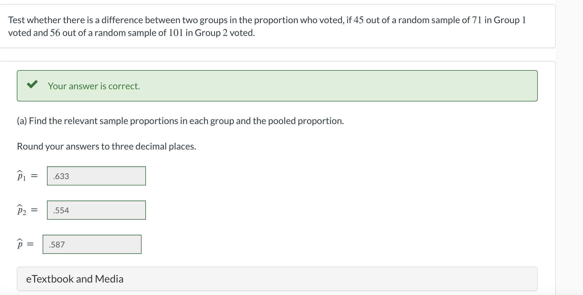 Testing proportions in groups