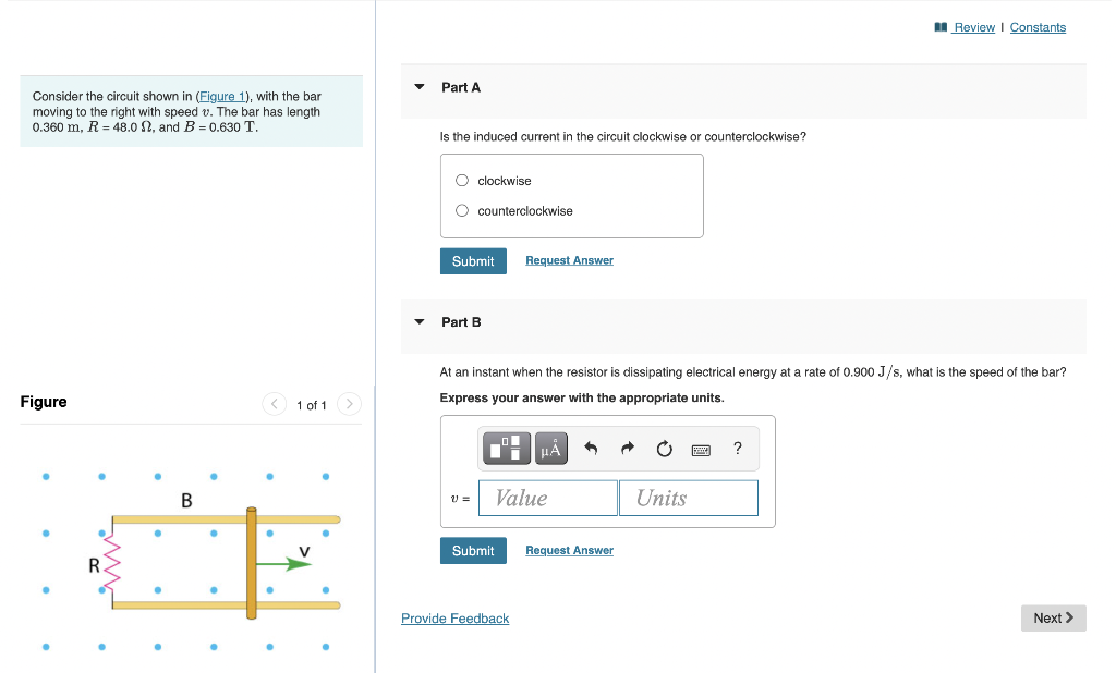 Solved Review | Constants Part A Consider the circuit shown | Chegg.com