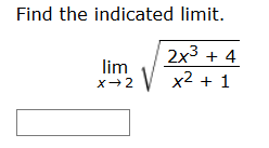 Solved Find the indicated limit. lim (3s2 1)(3s + 7) s 0 | Chegg.com