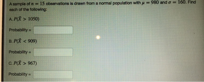 Solved A sample of n 15 observations is drawn from a normal | Chegg.com