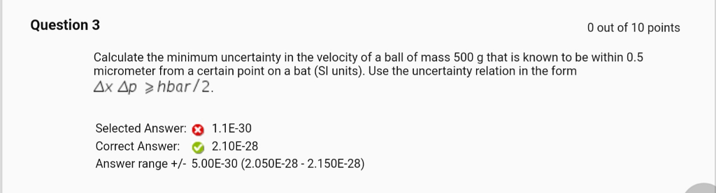 Solved Question 3 0 out of 10 points Calculate the minimum | Chegg.com