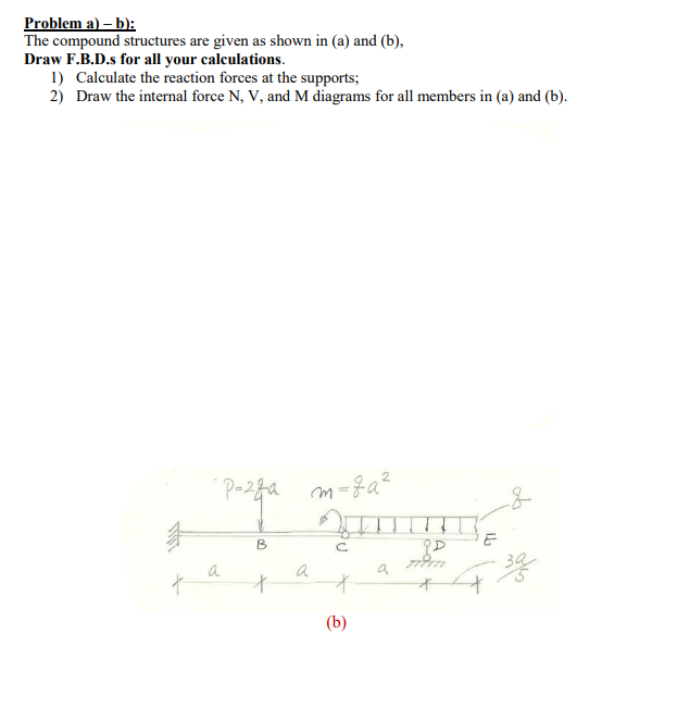 Solved Problem A) -b): The Compound Structures Are Given As | Chegg.com