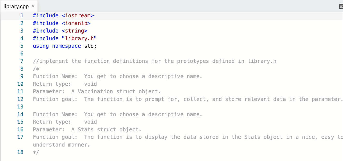 Solved In this assignment, you are asked to create a program | Chegg.com