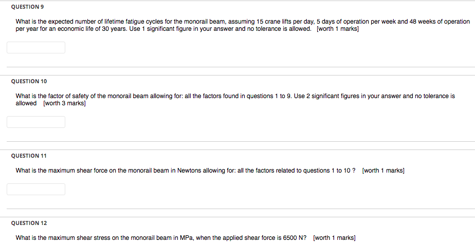 Solved Fig 2 Symmetrical I Section Beam Table 2 Symmetrical Chegg Com