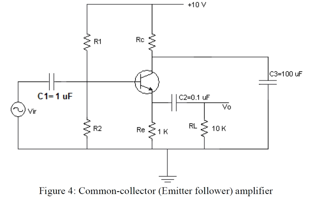 Solved For amplifier shown in Figure 4, determine the | Chegg.com