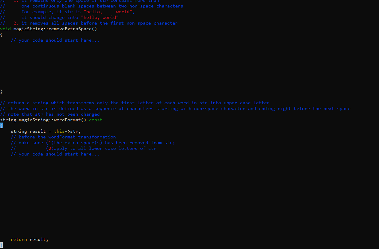 I/ Recursive case:if (this->str. length ()==θ) return | Chegg.com