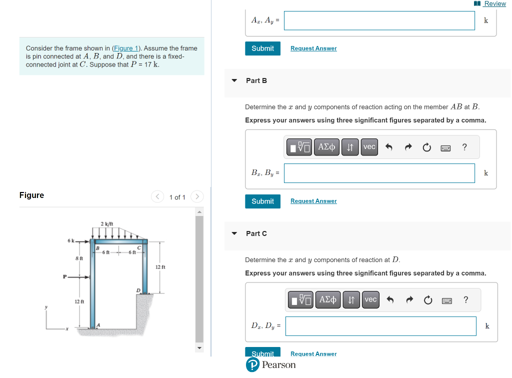 Solved Consider The Frame Shown In (Figure 1). Assume The | Chegg.com