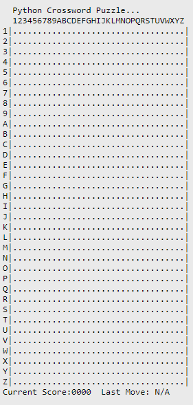 Solved Python Crossword | Chegg.com