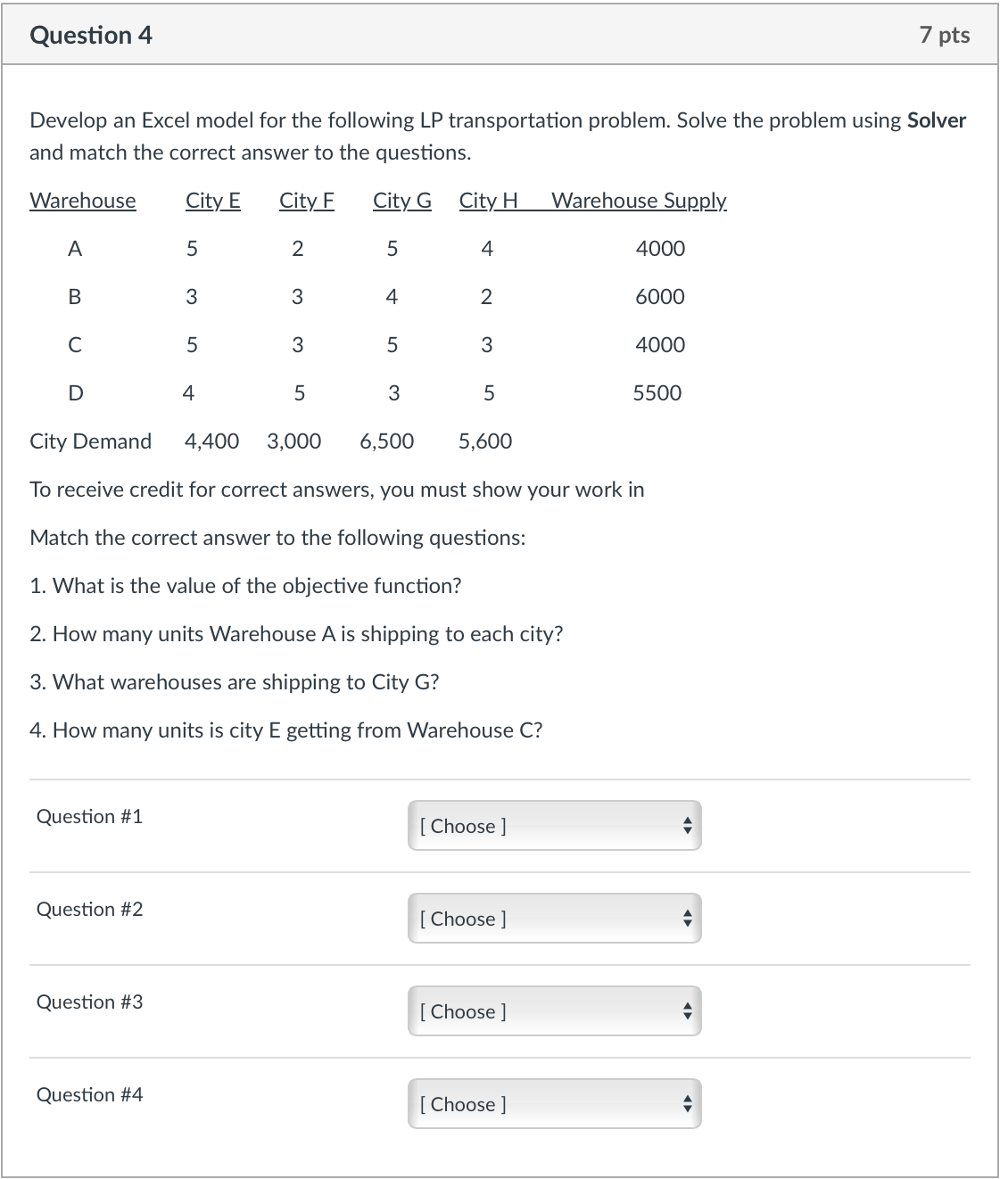 Solved Develop an Excel model for the following LP | Chegg.com