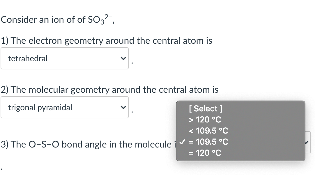 so3 2 molecular geometry