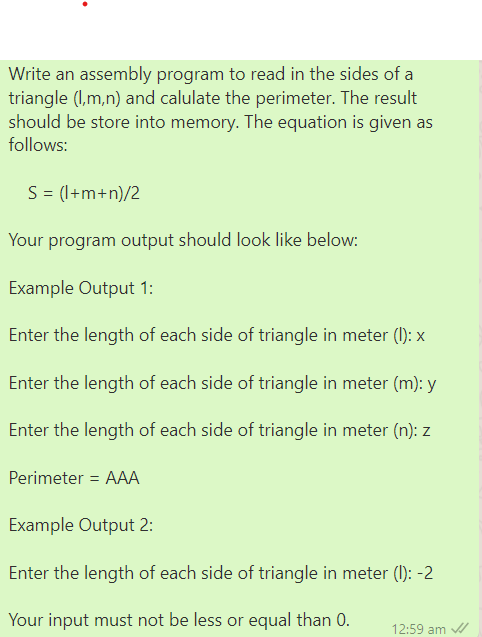 Solved Please Write The Answer In Assembly Language Mips