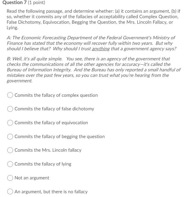 Solved] Read the following passage and determine which of the