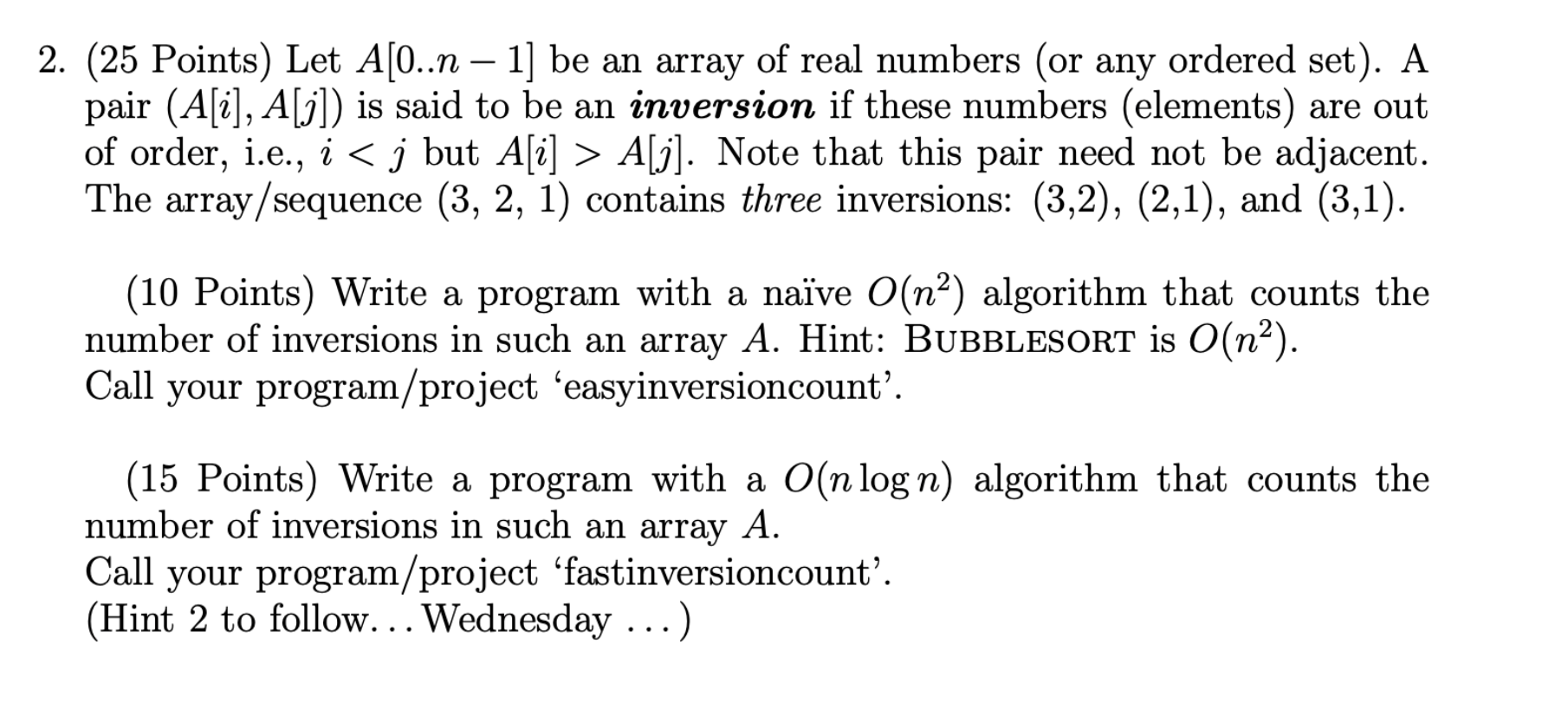 Solved Program: Java Will give good rating if the code is | Chegg.com