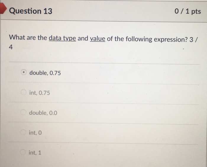 Solved Question 6 0 1 pts What is always present in a method | Chegg.com