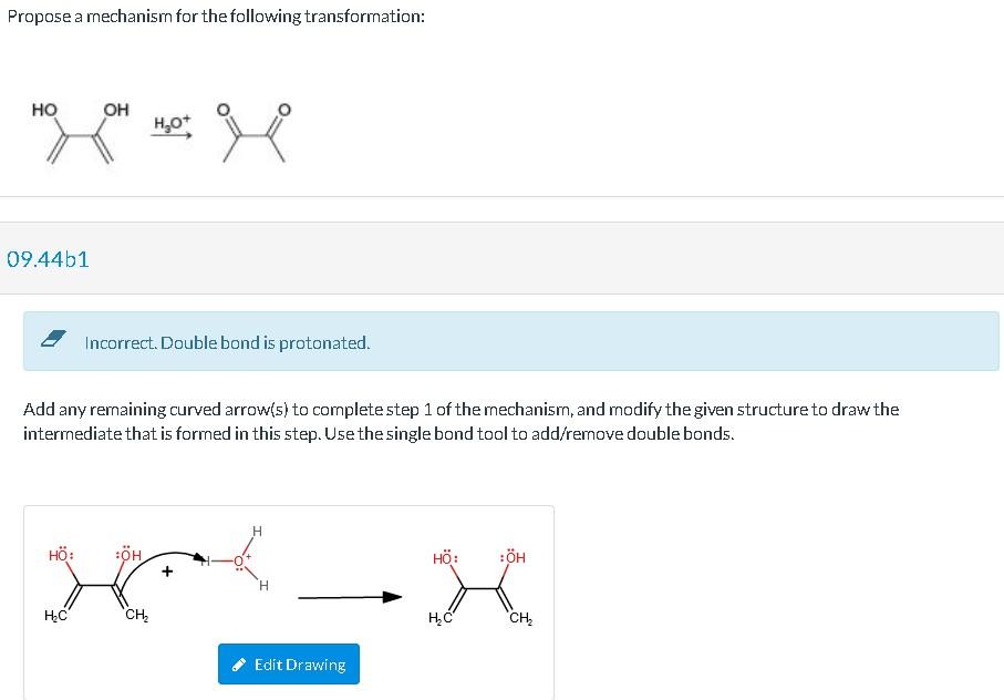 Solved Propose A Mechanism For The Following Transformation: | Chegg.com