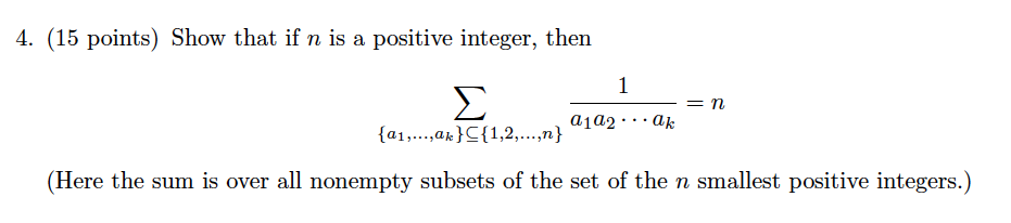 Solved 3. (10 points) Prove that if m is a positive integer | Chegg.com