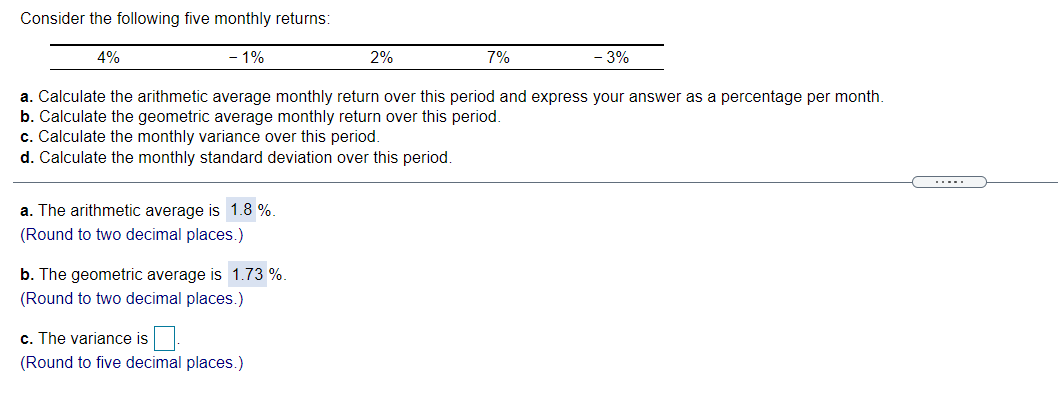 Solved Please help me answer the following question parts c | Chegg.com