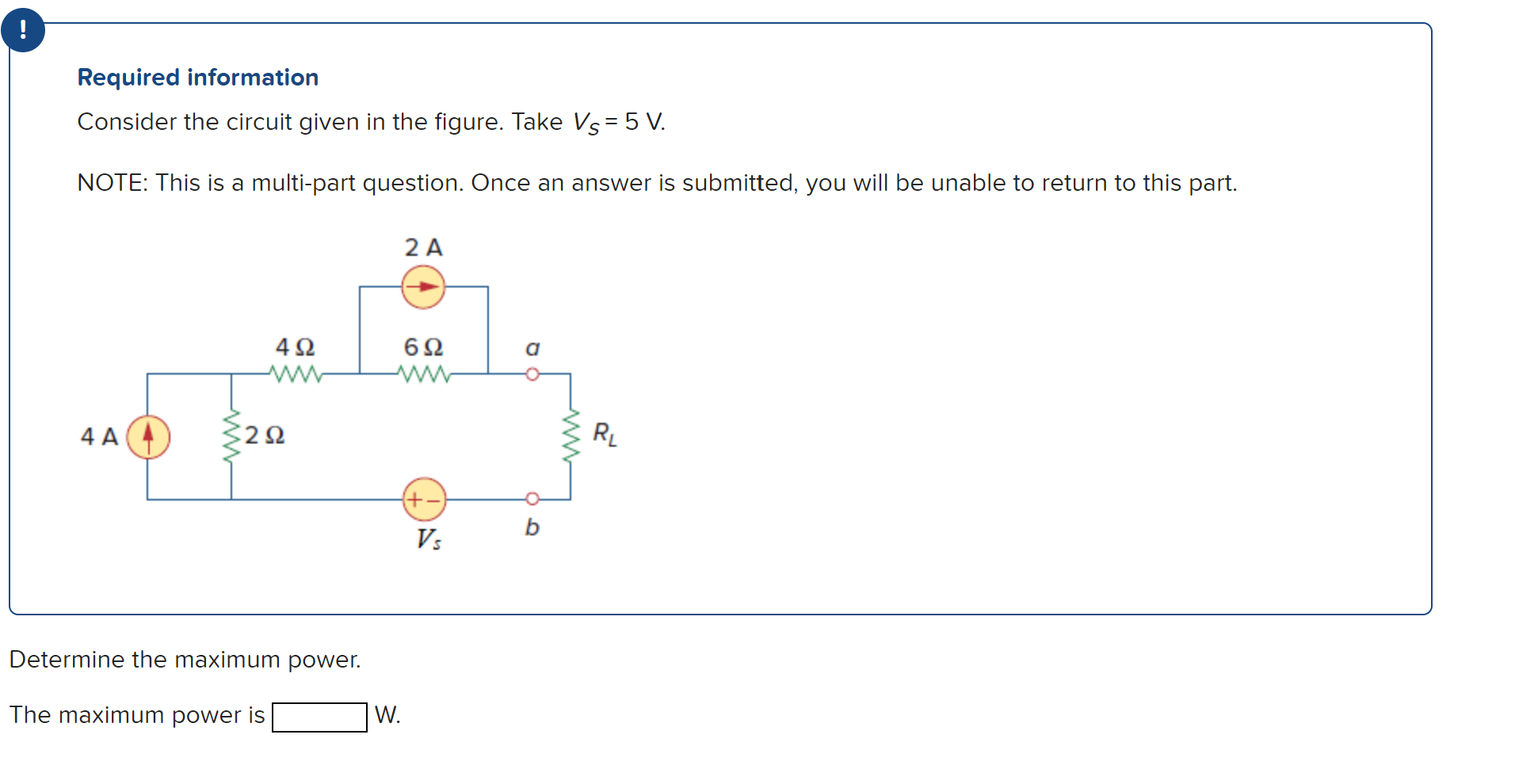 Solved Required information Consider the circuit given in | Chegg.com