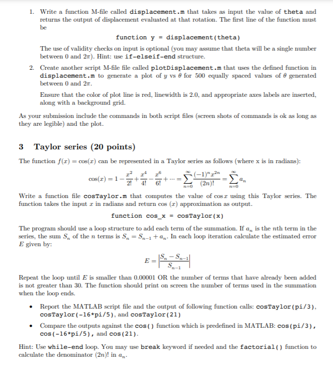 Homework 3 CAEE 240 | Spring 2021 Due March 14, 2020 | Chegg.com