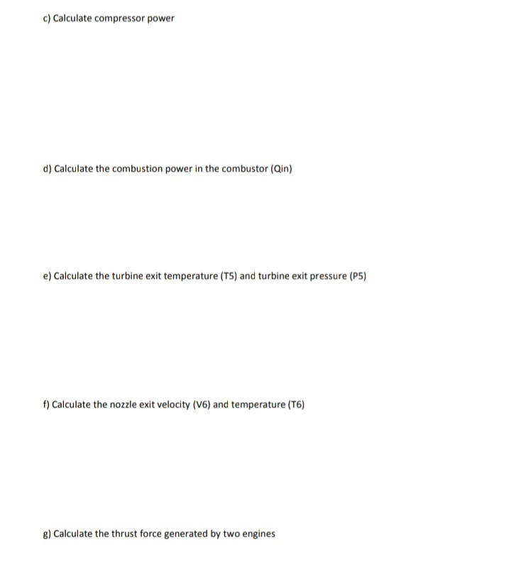 Solved Question 2 - Jet Engine Operation (35 + 5 points): In | Chegg.com