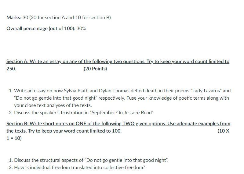 do not go gentle into that good night thesis
