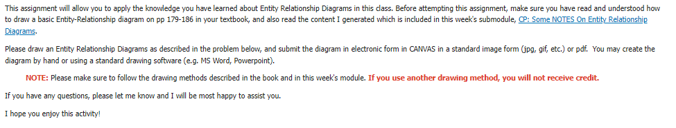 Solved This assignment will allow you to apply the knowledge | Chegg.com