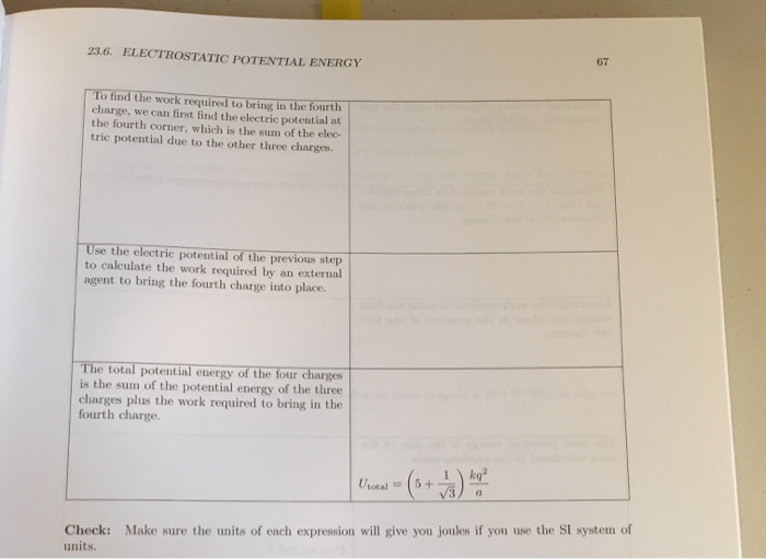 Solved CHAPTER 23 ELECTRIC POTENTIAL Try It Yourself #11 As | Chegg.com