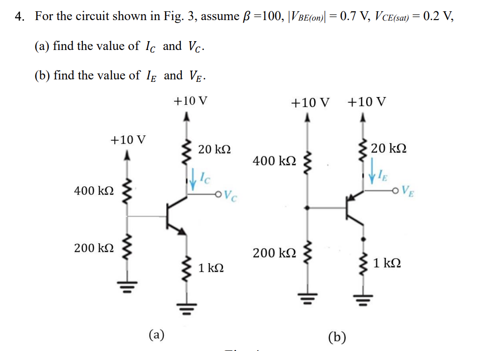 Solved For The Circuit Shown In Fig. 3, Assume | Chegg.com