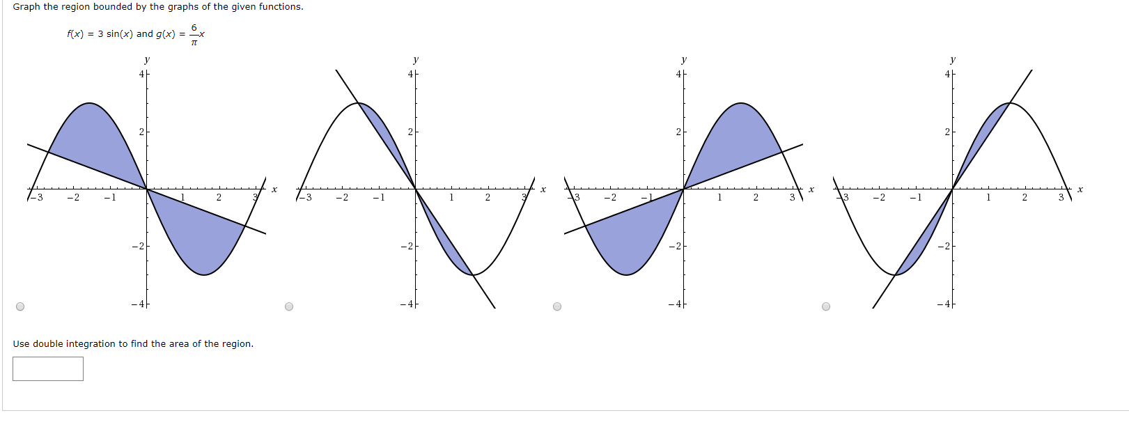 Solved Graph the region bounded by the graphs of the given | Chegg.com