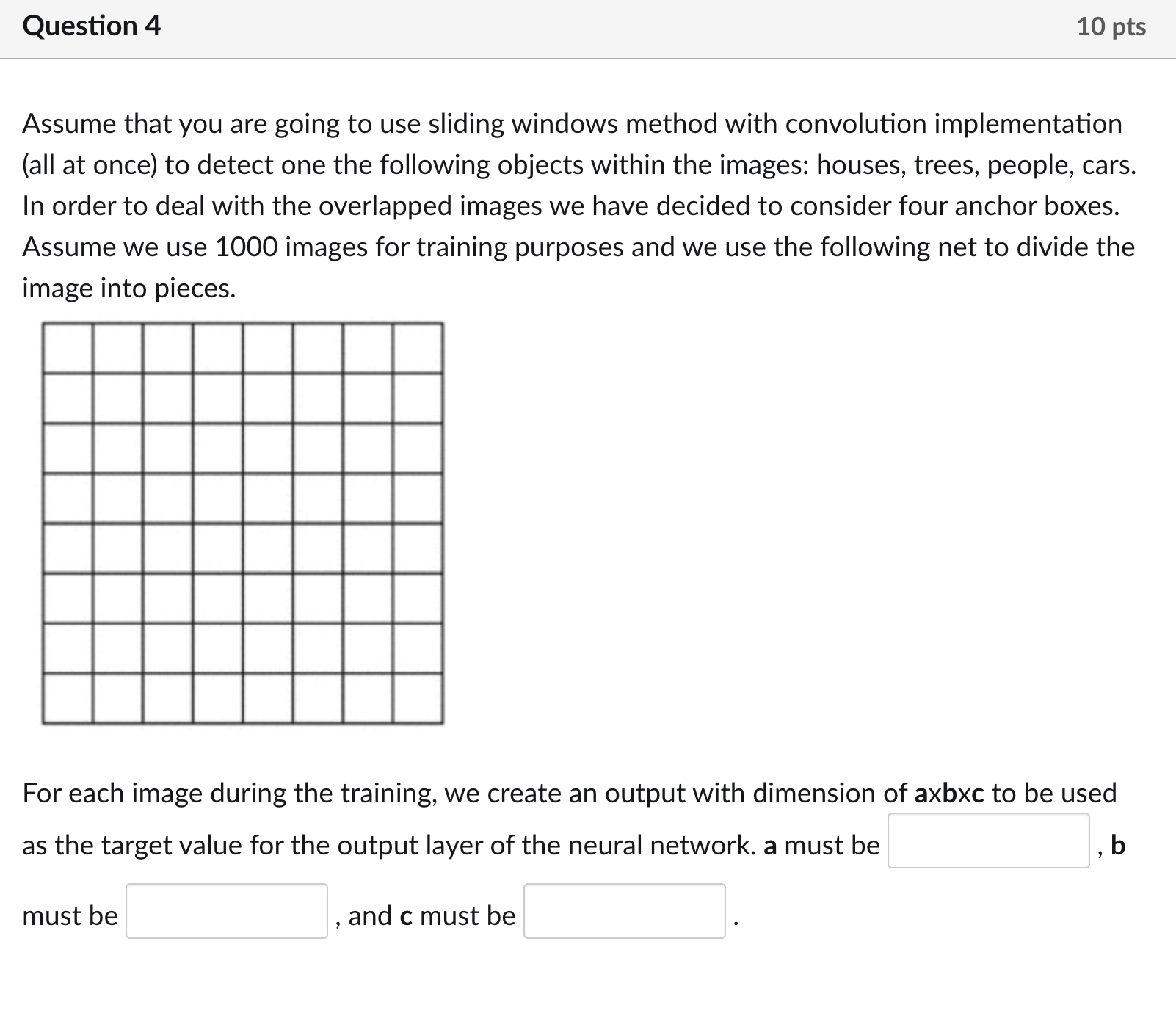 Solved Assume that you are going to use sliding windows | Chegg.com