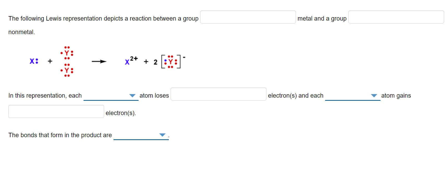 Solved The Following Lewis Representation Depicts A Reaction 4446