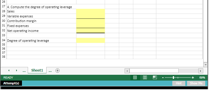 Solved 1. Determine The Break-even Point. 2. Compute The | Chegg.com