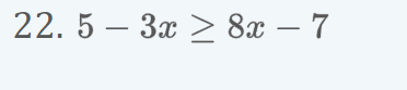 решить уравнение 5 x - 3 8 = 7x