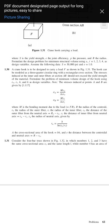 PDF document designated page output for long | Chegg.com