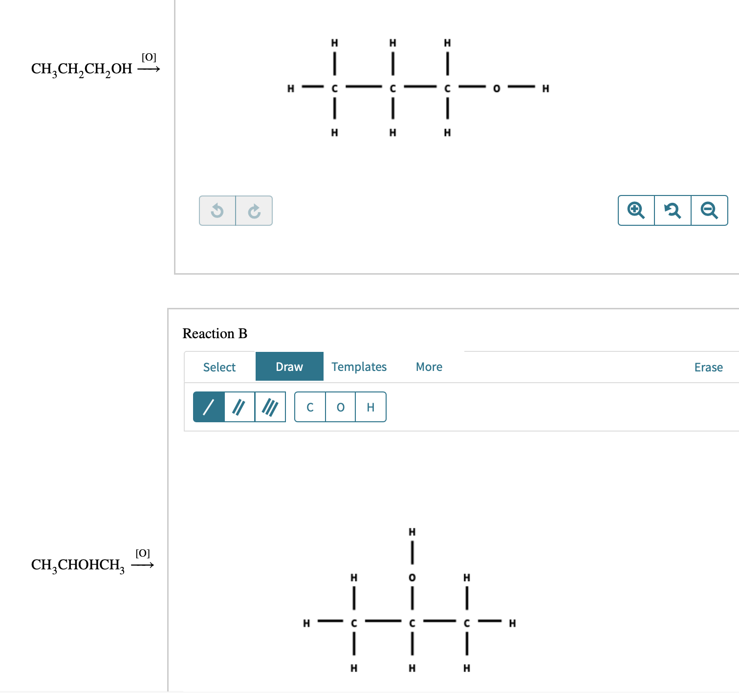 Solved Modify the structure to represent the organic | Chegg.com