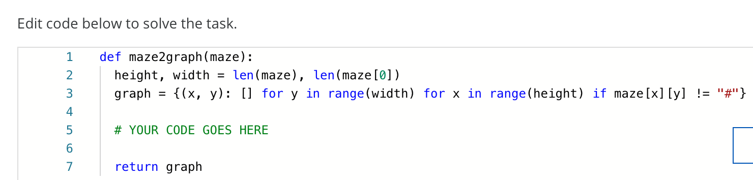 Solved # Python languages in BFS algorithm # code according | Chegg.com