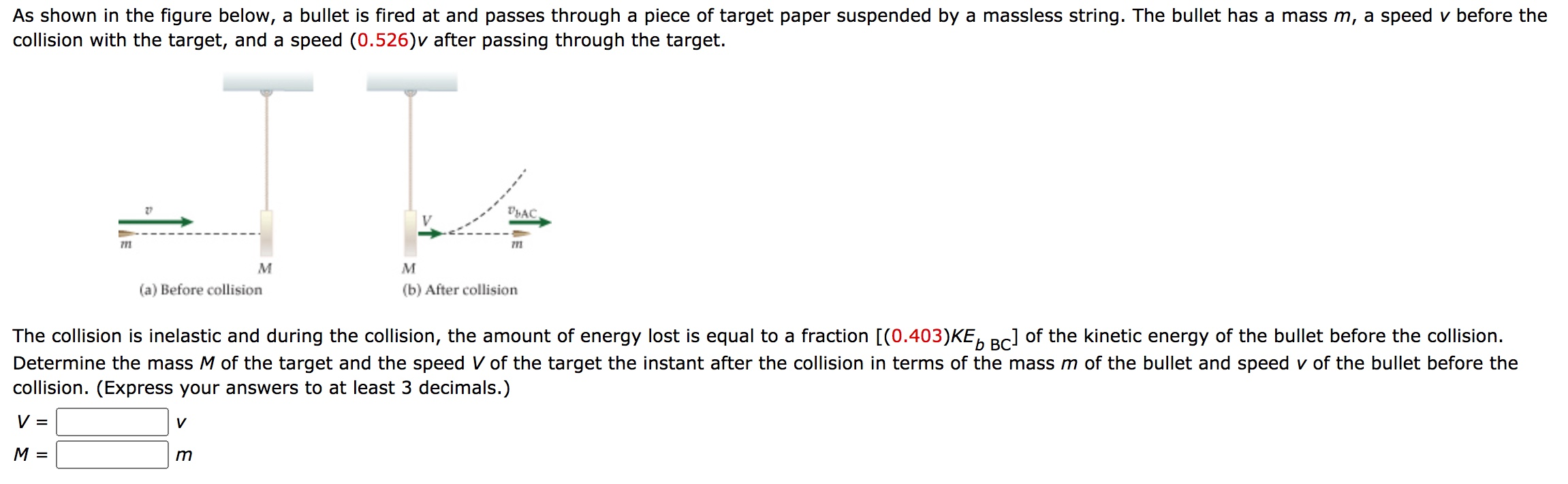 Solved As shown in the figure below, a bullet is fired at | Chegg.com