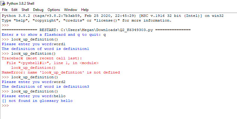 Solved My python code looks like this below def | Chegg.com